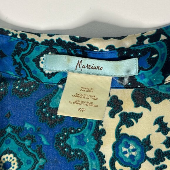 Marciano patterned printed silk top - Picture 7 of 8